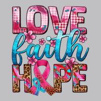 Love Faith Hope With Cancer Ribbon  Ado Long Sleeve Tee | Teevron