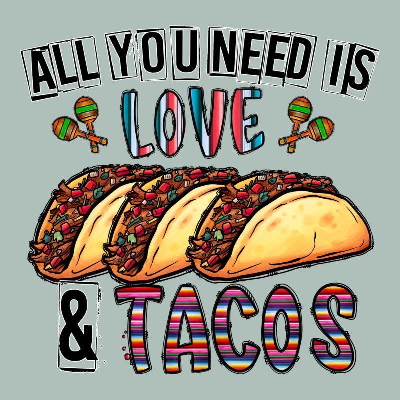 All You Need Is Love And Tacos Heavyweight Hoodie by CowhideDigitalArt | Teevron