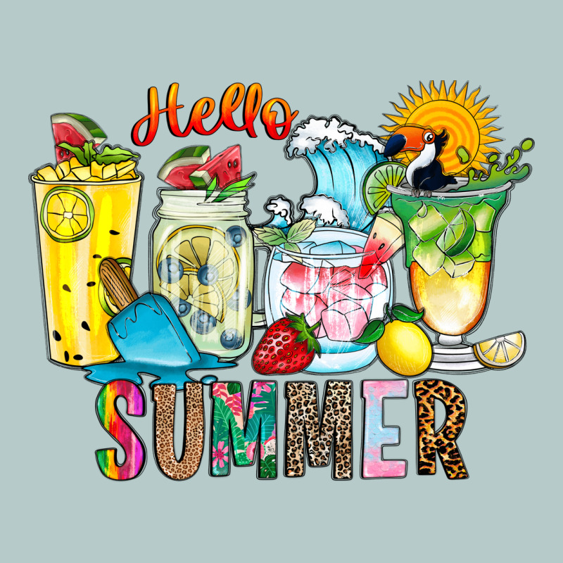 Hello Summer Drink Heavy Core Tee by CowhideDigitalArt | Teevron