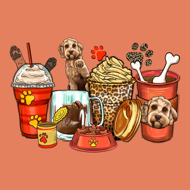 Labradoodle Coffee Cups Classic Tee by Zillion Design Studio | Teevron