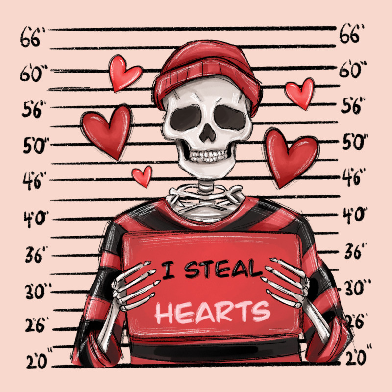 I Steal Hearts Skeleton Valentine's Day Urban Hoodie by MaliasSmallBusiness | Teevron
