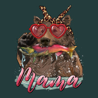 Mother's Day Mama Bear Wıth Bandana And Glasses Classic Tee | Teevron