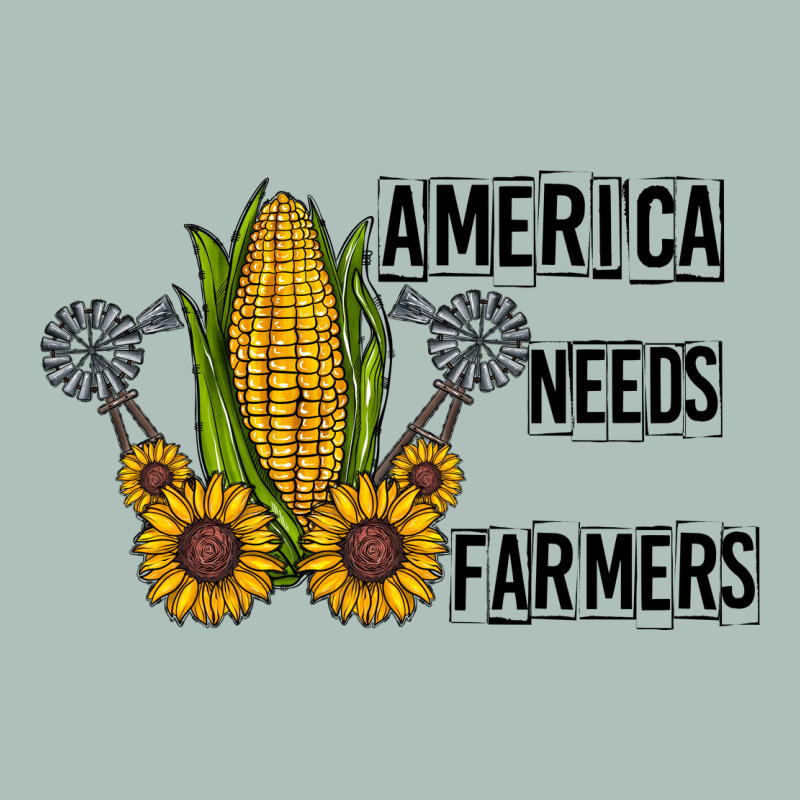 America Needs Farmers Heavyweight Hoodie by CowhideDigitalArt | Teevron