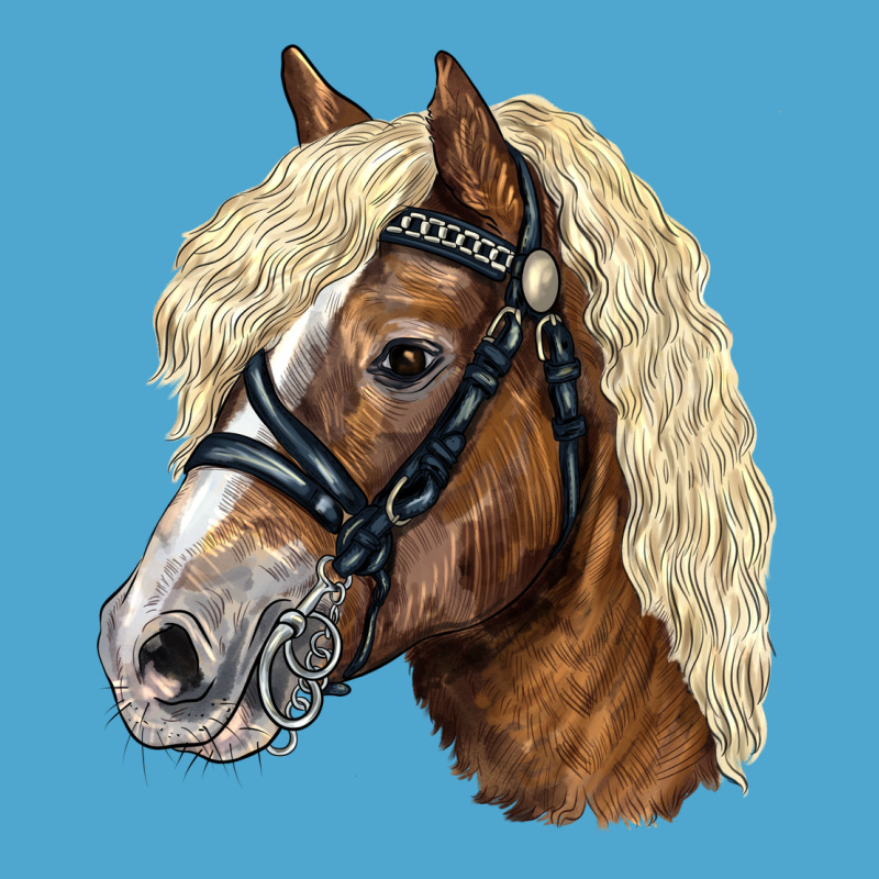 Haflinger Avelignese Horse Premium Hoodie by LillyAllenDesigns | Teevron