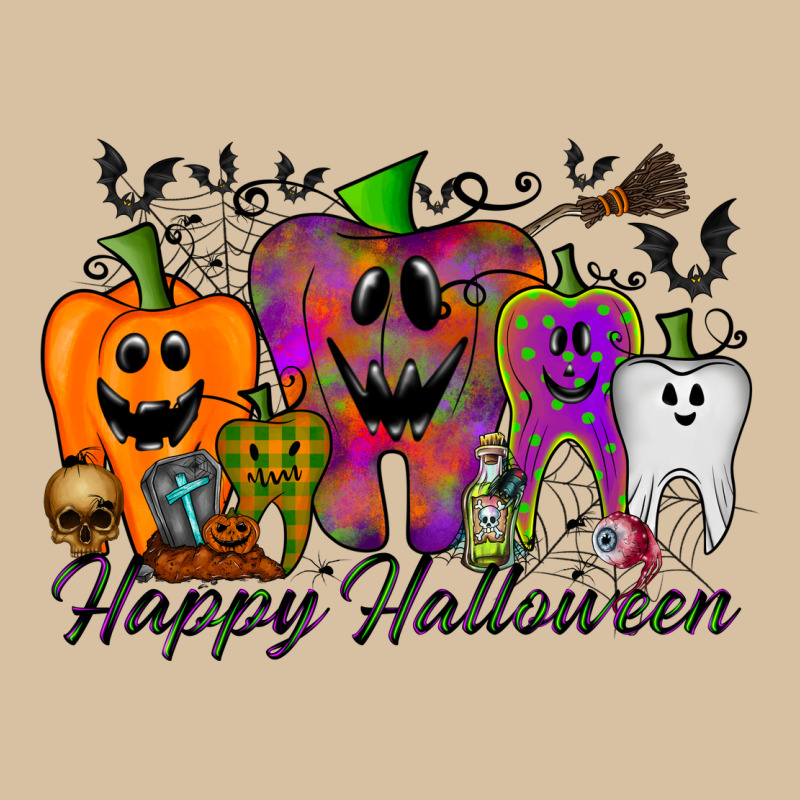 Happy Halloween Tooth Heavyweight Hoodie by RacoonDesign | Teevron