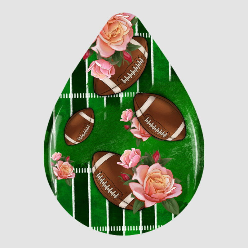 American Football And Western Roses Teardrop Premium Sweatshirt by BundleAndBundleShop | Teevron