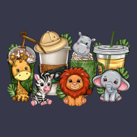 Cute Baby Safari Animals Coffee Cups Long Sleeve Tee | Teevron