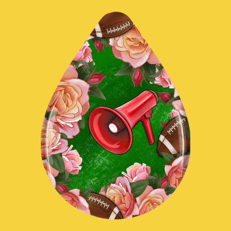 American Football And Western Roses Teardrop Premium Sweatshirt by BundleAndBundleShop | Teevron