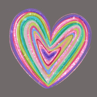 Valentine's Day Colorful Heart Urban Hoodie | Teevron
