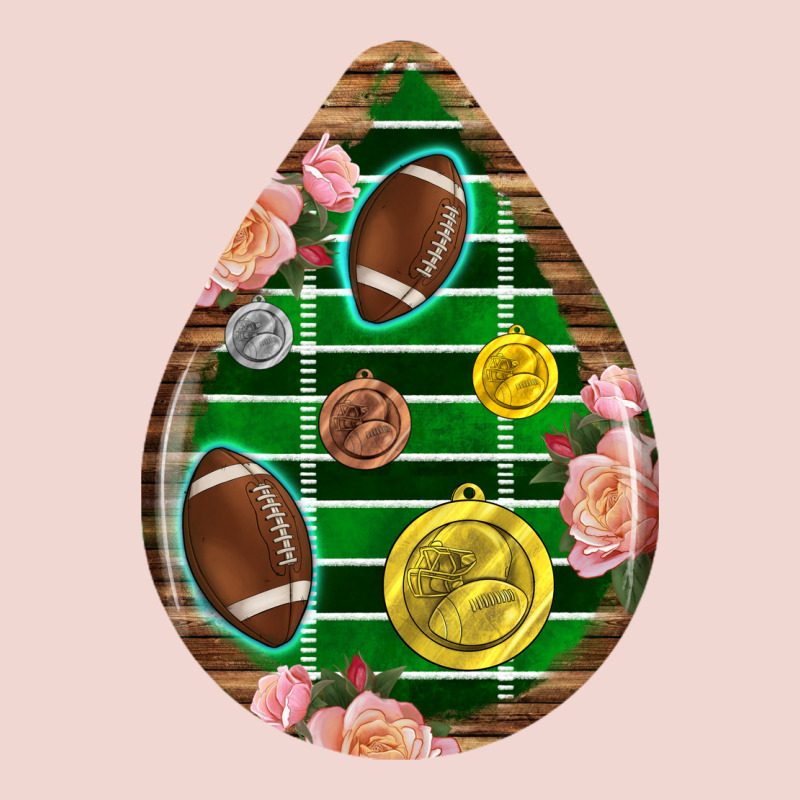 American Football And Western Roses Teardrop Premium Sweatshirt by BundleAndBundleShop | Teevron
