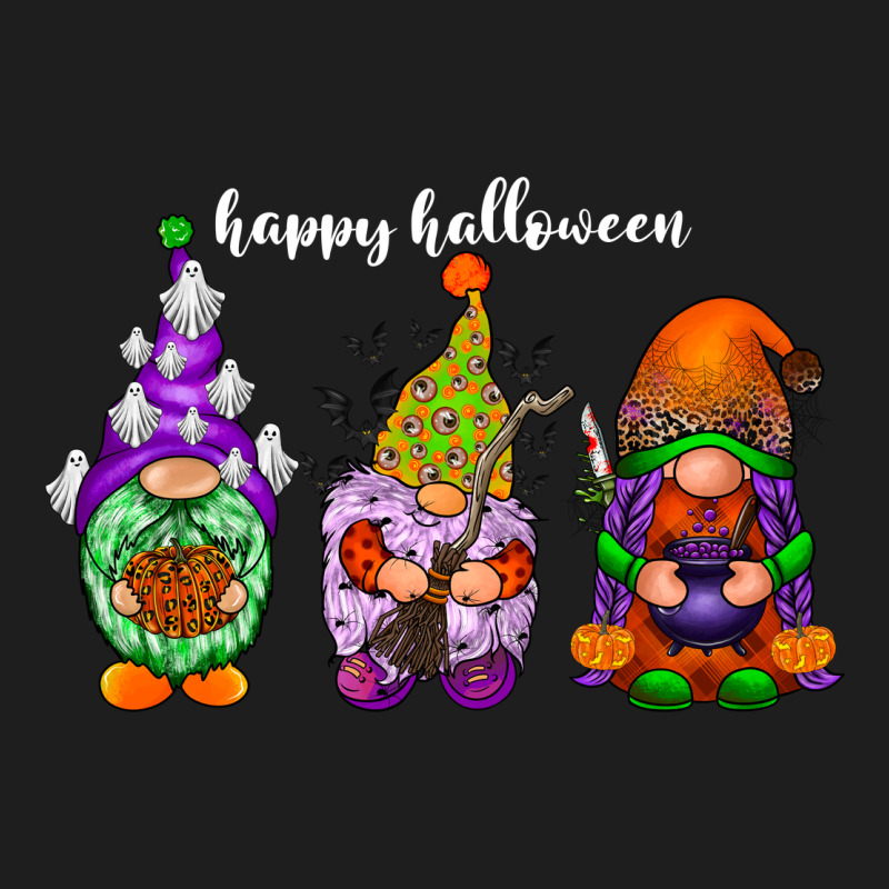 Happy Halloween Gnomes White Heavyweight Hoodie by RacoonDesign | Teevron