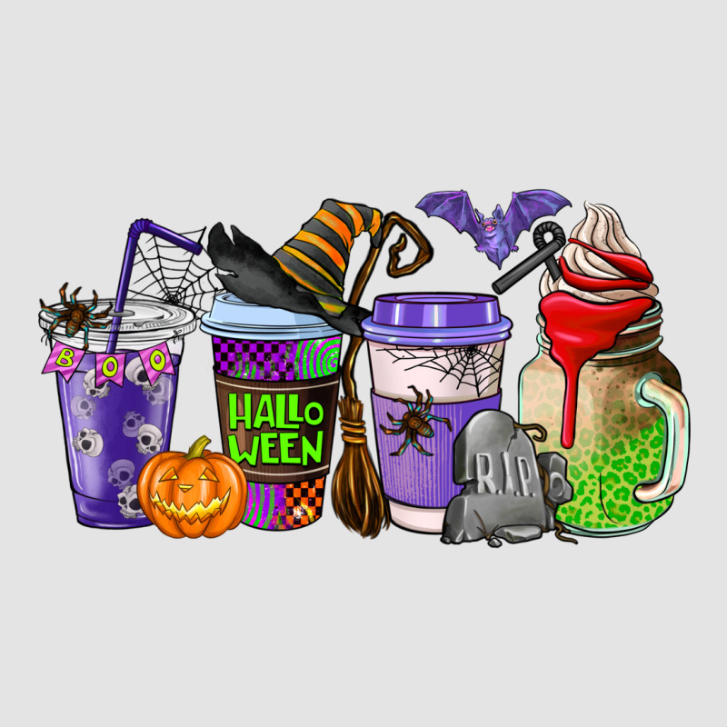 Halloween Coffee Cups Premium Sweatshirt by AdoDesignShop | Teevron