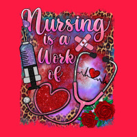 Nursing Is A Work Of Heart Zipper Hoodie | Teevron