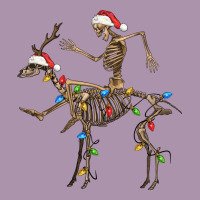 Skeleton Deer Santa Heavyweight Hoodie | Teevron
