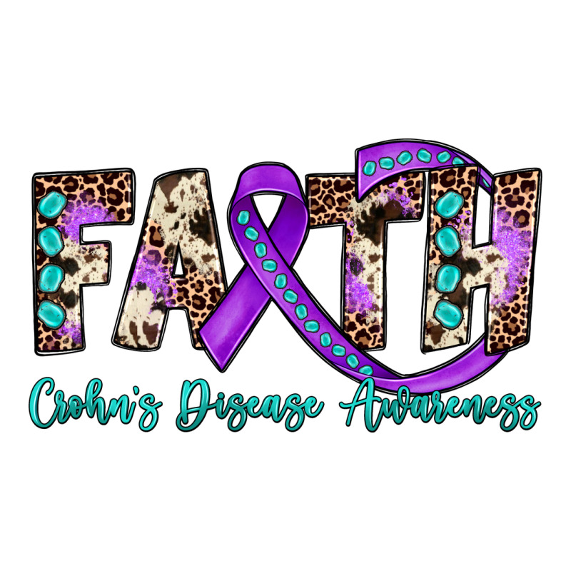 Faith Crohn's Disease Awareness Premium Sweatshirt by JahusDesignShop | Teevron