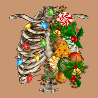 Skeleton Chest Christmas Heavyweight Hoodie | Teevron