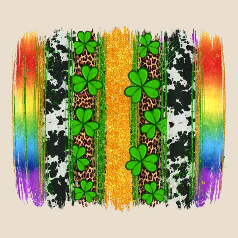 St Patricks Day Rainbow Brushstroke Urban Heavy Tee by Artiststas | Teevron