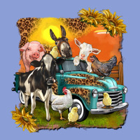 Farm Truck With Farm Animals Long Sleeve Tee | Teevron