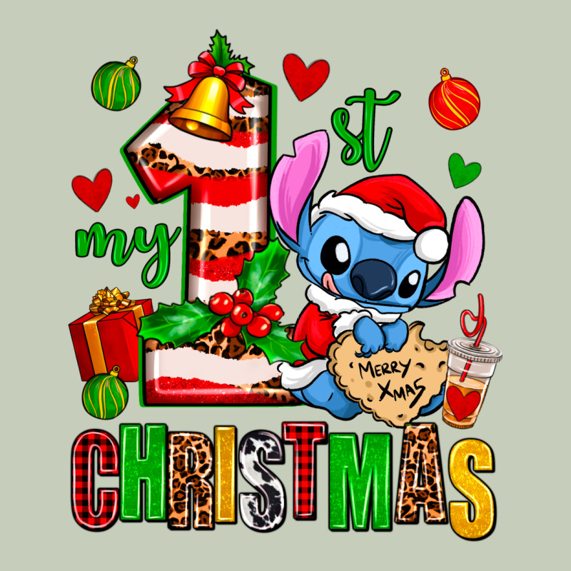 My First Christmas Stitch Long Sleeve Tee by AdoDesignShop | Teevron