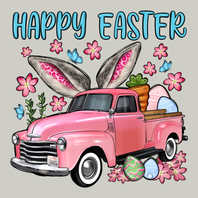 Happy Easter Truck Heavyweight Hoodie by OliviaCreatesArt | Teevron