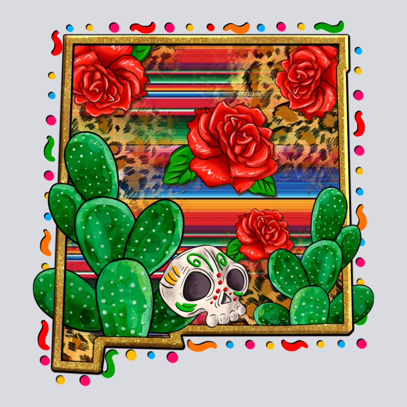New Mexico Map Zipper Hoodie by Zillion Design Studio | Teevron