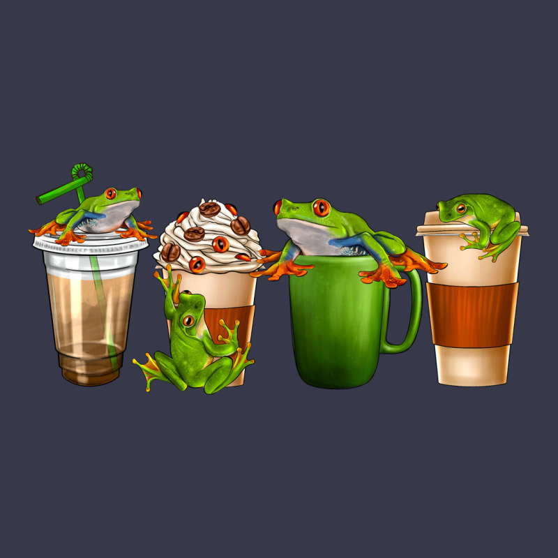 Frog Coffee Cups Long Sleeve Tee by texasbilliewilder | Teevron