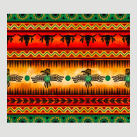 Thunderbird Bullskull Aztec Pattern Classic Tee | Teevron