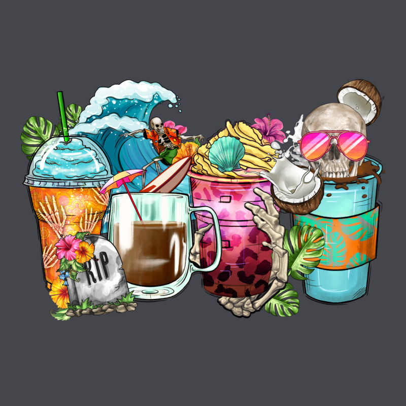 Skeleton Summer Coffee Cups Classic Tee by Zillion Design Studio | Teevron