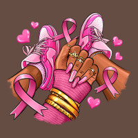 Breast Cancer Afro Girl Sneakers Long Sleeve Tee | Teevron