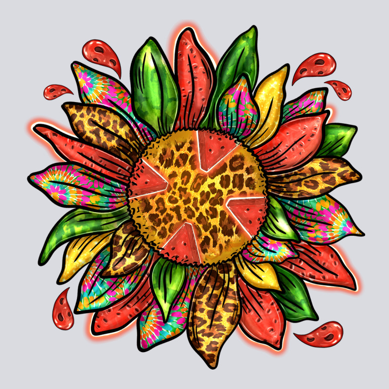 Watermelon Sunflower Zipper Hoodie by texasbilliewilder | Teevron