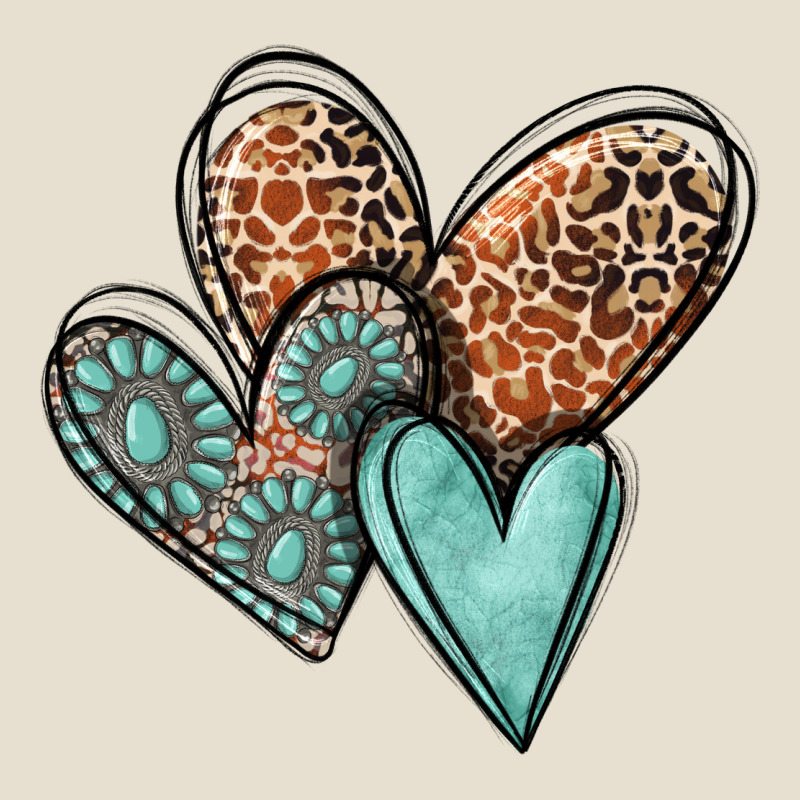 Western Love Hearts Urban Hoodie by MaliasSmallBusiness | Teevron