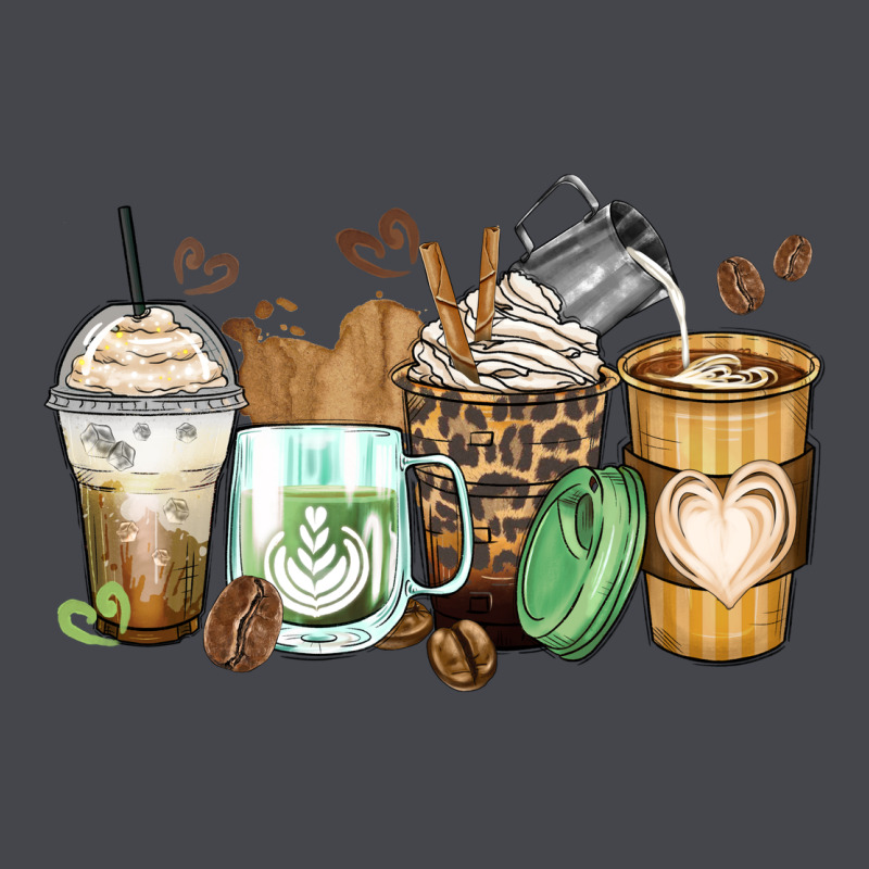 Latte Coffee Cups Classic Tee by Zillion Design Studio | Teevron