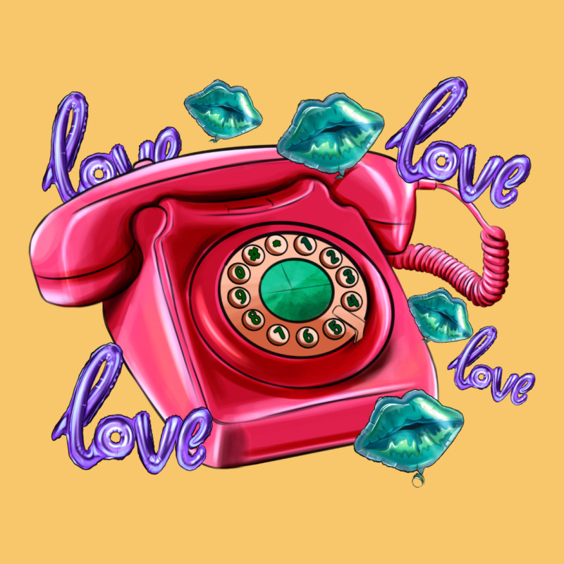 Love Balloons And Pink Valentines Telephone Vintage Hoodie by AdoDesignShop | Teevron