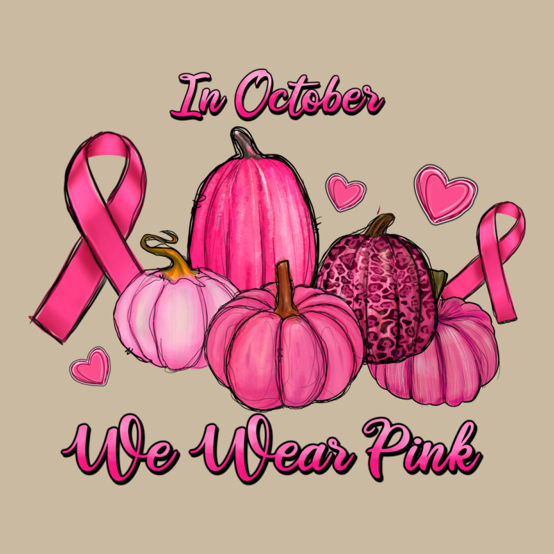 In October We Wear Pink Pumpkins Long Sleeve Tee by RanaPortraitStore | Teevron