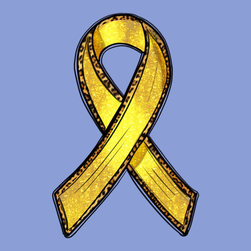 Gold Cancer Ribbon Long Sleeve Tee by RanaPortraitStore | Teevron