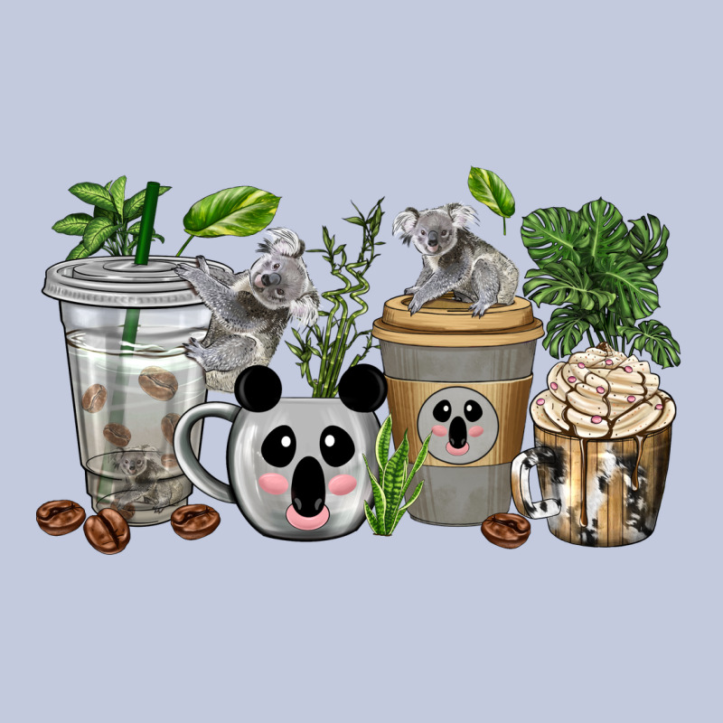 Koala Coffee Cups Long Sleeve Tee by texasbilliewilder | Teevron