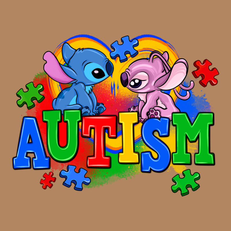 Autism Stitch With Lilo Long Sleeve Tee by AdoDesignShop | Teevron