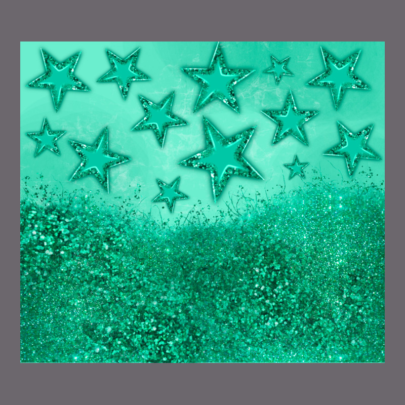 Green Glitter Star Premium Sweatshirt by JahusDesignShop | Teevron