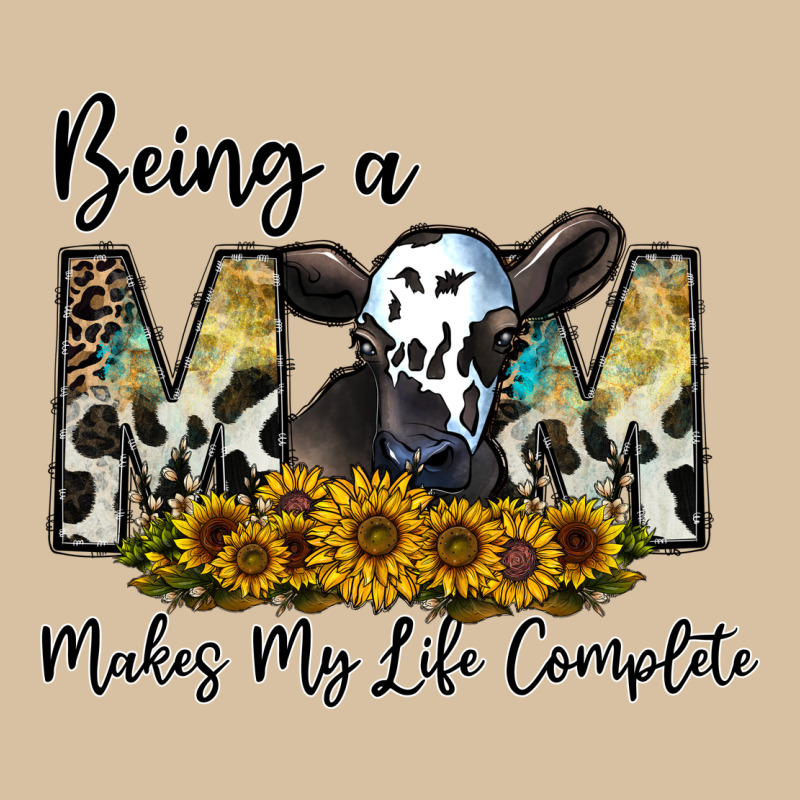 Being A Mom Makes My Life Complate Heavyweight Hoodie by CowhideDigitalArt | Teevron