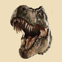 Tyrannosaurus T Rex Face Premium Hoodie | Teevron