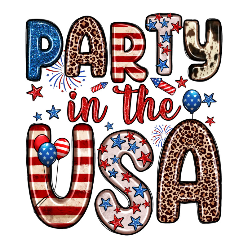 Party In The Usa Zipper Hoodie by Zillion Design Studio | Teevron