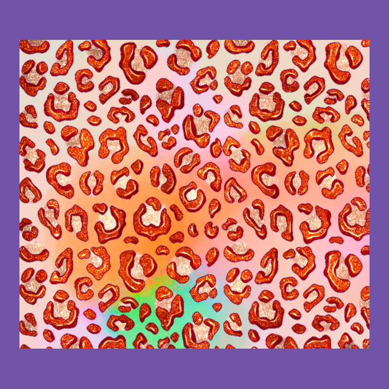 Orange Leopard Glitter Premium Sweatshirt by JahusDesignShop | Teevron