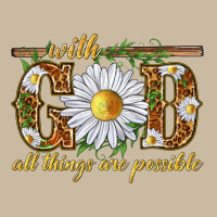 With God All Things Are Possible With Daisy Long Sleeve Tee | Teevron
