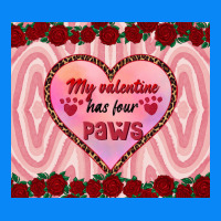 My Valentine Has Four Paws Zipper Hoodie | Teevron