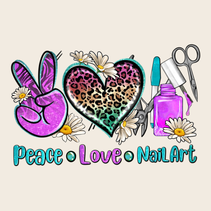 Peace Love Nail Art Premium Sweatshirt by AdoDesignShop | Teevron