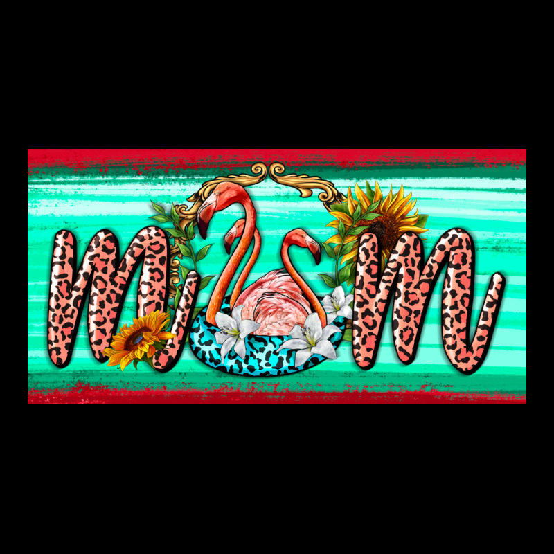 Flamingo Mom License Plate Ladies Tee by BarkalooDesign | Teevron