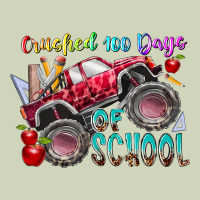 Crushed 100 Days Of School Heavyweight Hoodie | Teevron