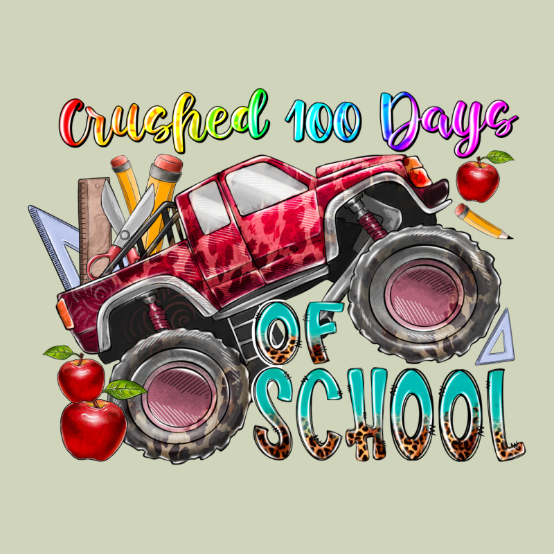 Crushed 100 Days Of School Heavyweight Hoodie by RacoonDesign | Teevron