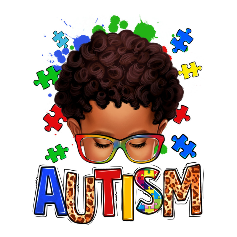 Autism Afro Kid Long Sleeve Tee by texasbilliewilder | Teevron