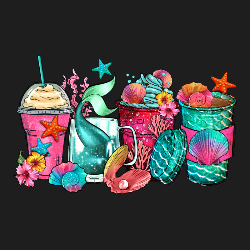 Mermaid Tail Coffee Cups Classic Tee by Zillion Design Studio | Teevron